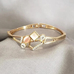 Goldtone Crystal Bracelet‎
